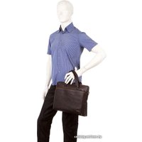 Мужская сумка Poshete 294-2059-3-COF (коричневый)