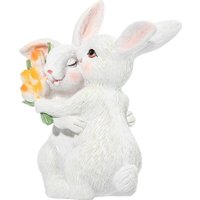 Статуэтка Elan Gallery Кролики с тюльпанами 210202