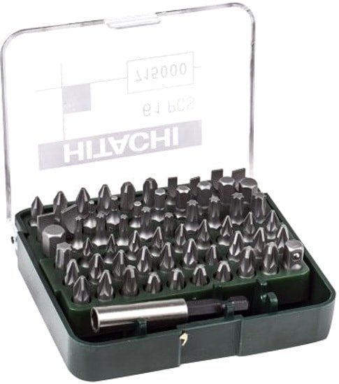Набор бит Hitachi 715000 (61 предмет)
