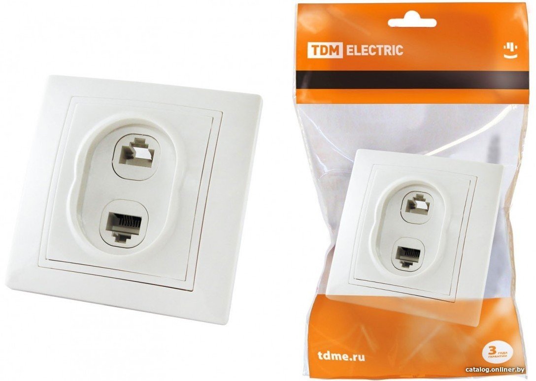 Розетка компьютерная TDM Electric Таймыр SQ1814-0023