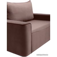 Диван Krones Клио (велюр, кофейно-коричневый) в Гродно