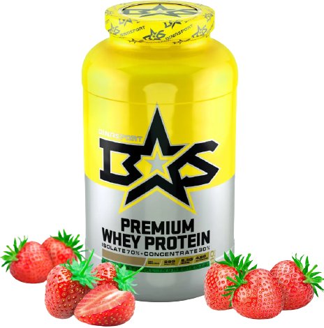 

Протеин сывороточный (изолят) Binasport Premium Whey Protein (2000г, клубника)