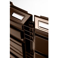 Компостер ВПМ Усиленный 6199376 (780 л, темно-коричневый/желтый)