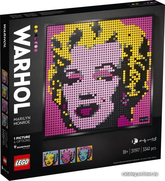 Конструктор LEGO Art 31197 Мэрилин Монро Энди Уорхола