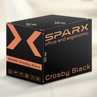 Офисное кресло SPARX FRS-6 Crosby Black (черный)