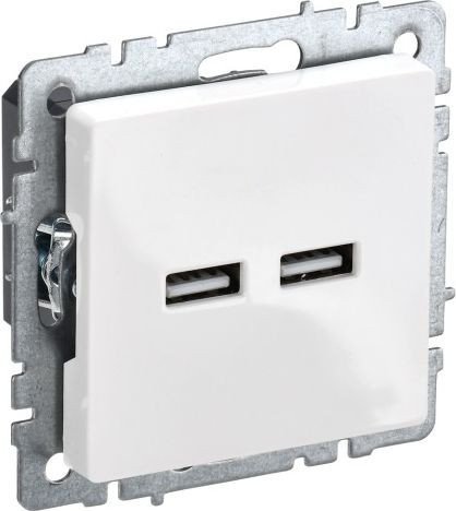 Розетка USB IEK Brite BR-U21-D31-K01