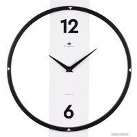 Настенные часы Рубин Time 3330-001 (черный/белый)