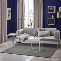 Ковер для жилой комнаты Ikea Лангстед 204.459.39 1.33x1.95 (светло-серый)