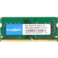 Оперативная память Tecmiyo 8ГБ DDR4 SODIMM 2666 МГц 8G1RPC4-21300S-G0