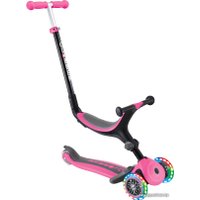 Трехколесный самокат Globber Go Up Foldable Plus Light (розовый)