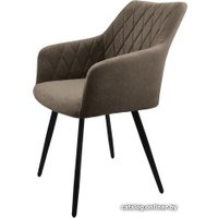 Стул Гальваник Диаманте Лофт (эмаль черный муар/Catania Koriza)