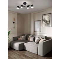 Припотолочная люстра Aitin Pro X1016/4 (черный)