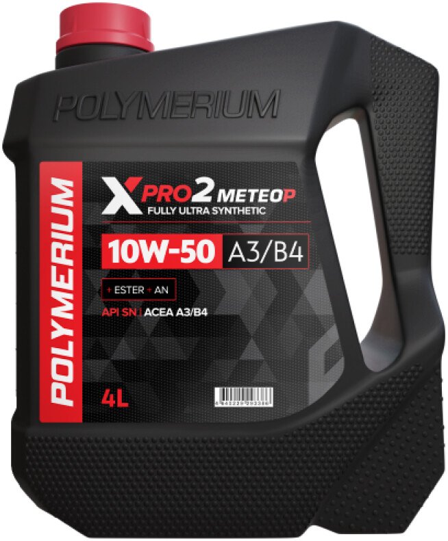 

Моторное масло Polymerium XPRO2 10W-50 A3/B4 208л