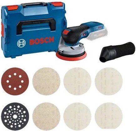 

Эксцентриковая шлифмашина Bosch GEX 18V-125 Professional 0615A5004H (без АКБ, кейс)