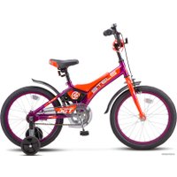 Детский велосипед Stels Jet 18 Z010 (фиолетовый/красный, 2019)