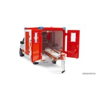 Скорая помощь Bruder MB Sprinter c фигуркой водителя 02676