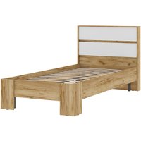 Кровать Стендмебель Хелен КР 01 90x200 (белый/дуб крафт золотой)