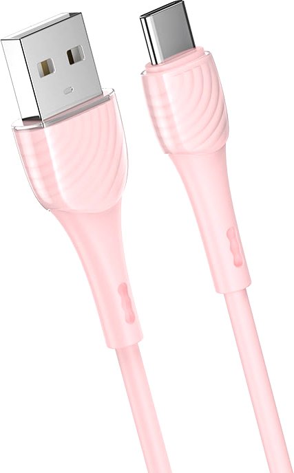 

Кабель Hoco X49 Beloved USB Type-A - USB Type-C (1 м, розовый)
