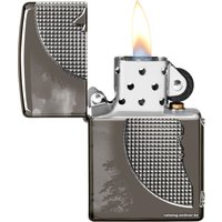 Зажигалка Zippo 49353 Armor High Polish Black Ice