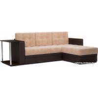 Угловой диван Мебель-АРС Атланта (кордрой бежевый)