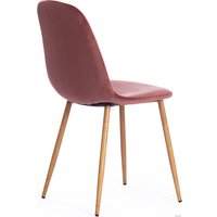 Стул TetChair Breeze mod. 4724 (коралловый/натуральное дерево)