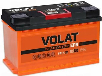 Автомобильный аккумулятор VOLAT EFB R+ (110 А·ч)