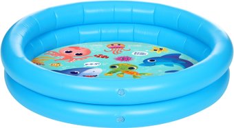 Надувной бассейн На волне Морские малыши 9404074 (62x14)