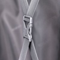 Чемодан-спиннер Rozan 3934 (M, светло-серый)