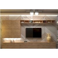 Шкаф распашной Bon Mebel Magica San Marino 600 (бунратти/бежевый)