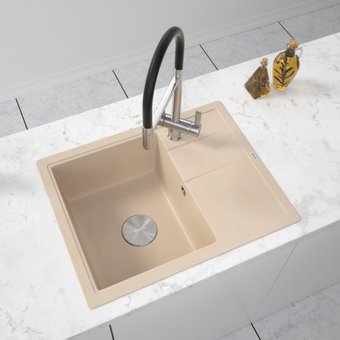 Кухонная мойка ZorG Rock 65 Premium beige
