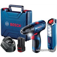 Дрель-шуруповерт Bosch GSR 120-LI Professional 06019G8004 (с 2-мя АКБ, кейс)