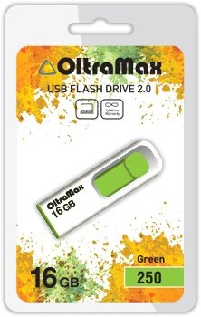 USB Flash OltraMax 250 16GB (зеленый) [OM-16GB-250-Green]