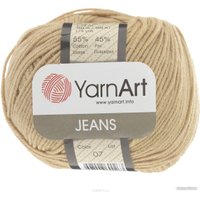 Пряжа для вязания Yarnart Jeans 07 50 г 160 м (бежевый)