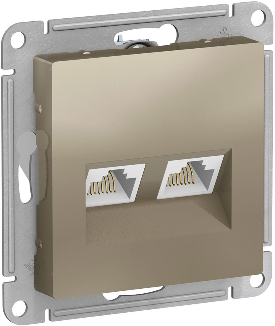 Розетка компьютерная Systeme Electric AtlasDesign ATN000585