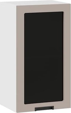 

Шкаф навесной Трия Гренада 1В4С (белый/холст латте)