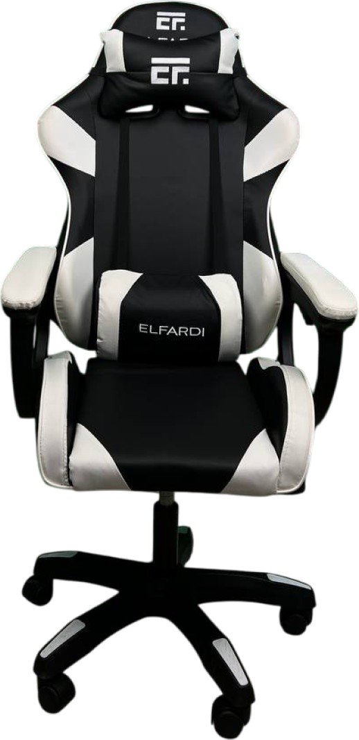 

Игровое (геймерское) кресло Elfardi 710 (черный/белый)