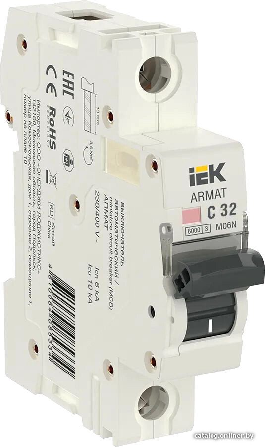 Выключатель автоматический IEK AR-M06N-1-C032