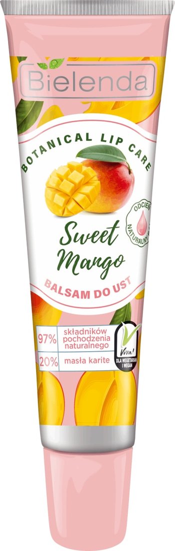 

Bielenda Бальзам для губ Botanical Lip Care сладкий манго 10 г