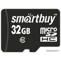 Карта памяти SmartBuy microSDHC SB32GBSDCL10-01LE 32GB (с адаптером)