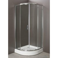 Душевой уголок BelBagno UNO-195-R-2-80-C-Cr (прозрачное стекло)