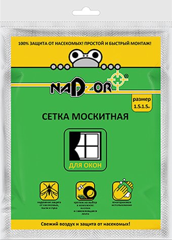 Москитная сетка на окно Nadzor MSN015P (белый)