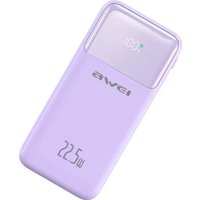 Внешний аккумулятор Awei P107K 20000mAh (сиреневый)