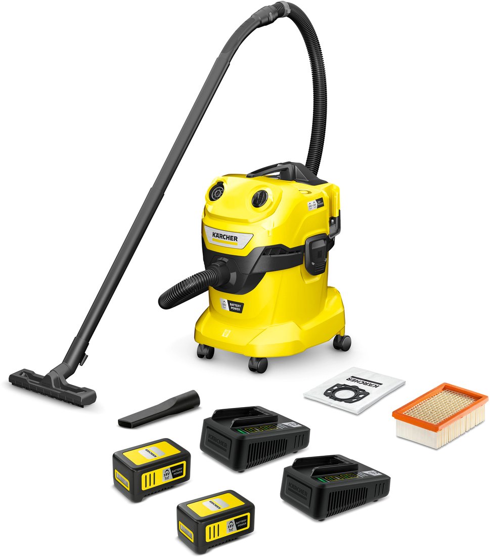 

Пылесос Karcher WD 4-18 Dual Battery Set 1.628-601.0