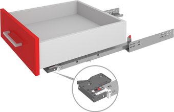 Направляющие скрытого монтажа Boyard В-Slide DB9991Zn/450