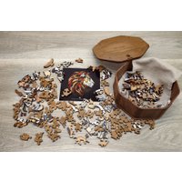 Пазл Eco-Wood-Art Хамелеон L в деревянной упаковке (505 эл)