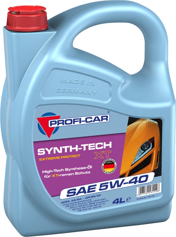 

Моторное масло Profi-Car 5W-40 Synth-Tech XT 4л
