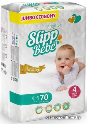 Подгузники Slipp Bebe Maxi J-304 (70 шт)