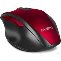 Мышь SVEN RX-525SW (черный/красный)
