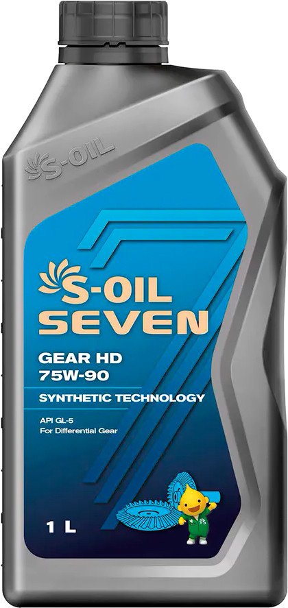 

Трансмиссионное масло S-OIL Seven Gear HD GL-5 75W-90 1 л