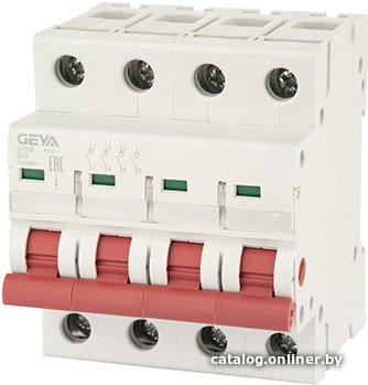 Выключатель нагрузки GEYA 4P 80А 12кА GYH84P80